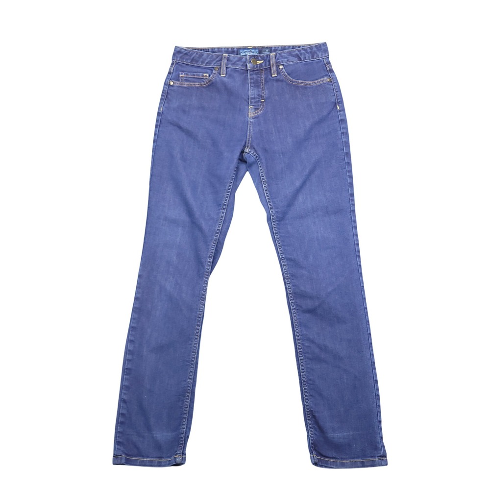 Patagonia Womens‎ Jeans Size 28 Straight Reg Rise Denim Blue Casual Pants